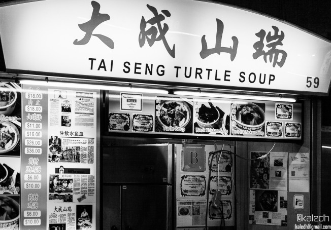 Turtle soup in Singapore